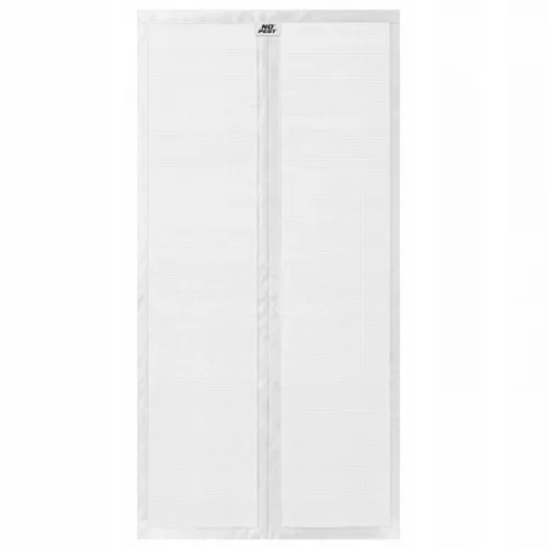 Magnetická moskytiéra na balkonové dveře, samouzavírající,  bílá, 100x210 cm, Silent Screen No Pest®