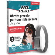Obojek proti klíšťatům a blechám pro velké psy 75cm