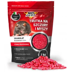 No Pest - jed na krysy, myši, hlodavce - červené pelety, 1kg