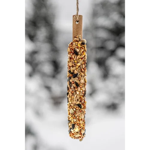 Krmivo pro volně žijící ptáky. Obilné tyčinky, ptačí příchutě 55g.