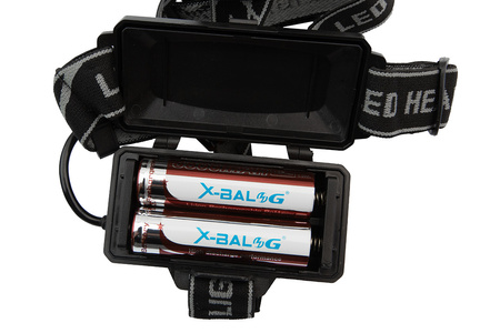 Nabíjecí čelová svítilna X-BALOG LCZ-035 XHP160 Zoom