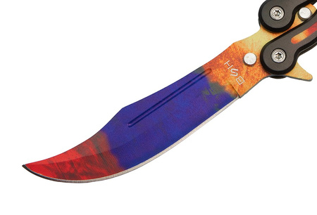 Tréninkový nůž motýlek BSH Adventure N-451G – balisong