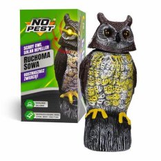 Solární plašič ptáků Scary Owl No Pest – pohyblivá sova se zvukem