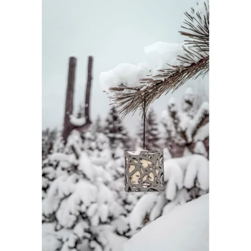 Moderní krmítko pro ptáky na tukové bloky k zavěšení Anna