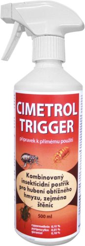 Cimetrol Trigger 500 ml – silný sprej proti obtížnému hmyzu | okamžitý účinek