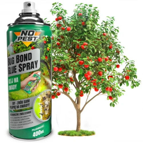 Entomologické lepidlo na hmyz na stromy, skleníky, stáje Bug Bond Glue Spray