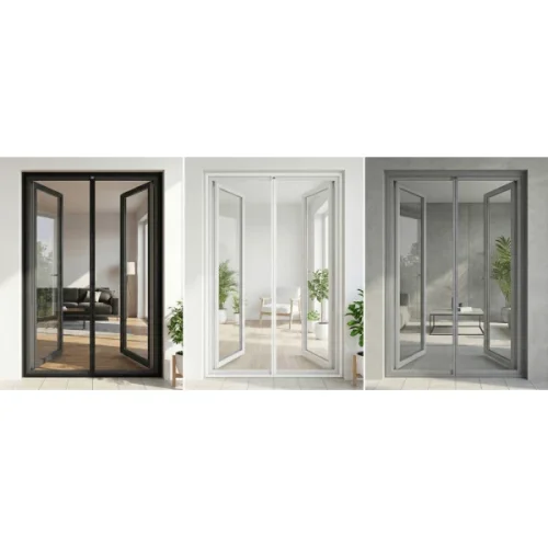 Magnetická moskytiéra na balkonové dveře, samouzavírací, antracitová, 100x220 cm, Silent Screen No Pest®