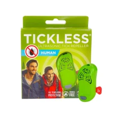 Tickless Human Green – ultrazvukový odpuzovač klíšťat pro lidi, zelený