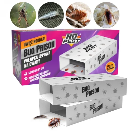 Past Bug Prison na hmyz, rybenky, šváby, brouky, štěnice a pavouky 2 ks.