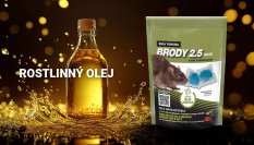 Brody 2.5 paste 150g s příchutí - Rostlinný olej