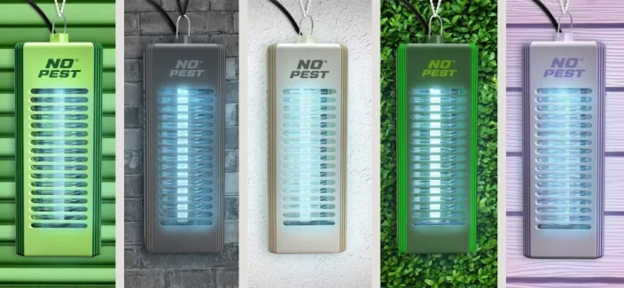 Lapač hmyzu No Pest® Insect Blitz Lumeo (na komáry, mouchy a moly) – modrý nebo antracyt