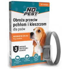 Obojek proti klíšťatům a blechám pro středně velké psy 50cm