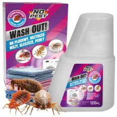 Prací prostředek na roztoče, vajíčka štěnic, vši, blechy, klíšťata Wash Out! 120ml