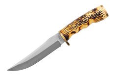 Lovecký nůž BSH Adventure N-194C – pevná čepel, rukojeť imitace parohu