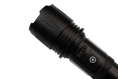 Nabíjecí LED svítilna X-BALOG L115 XHP360 – powerbanka, boční světlo