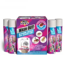 Prací prostředek na roztoče, vajíčka štěnic, vši, blechy, klíšťata Wash Out! 4x20ml