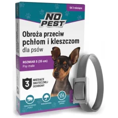Obojek proti klíšťatům a blechám pro malé psy 35cm