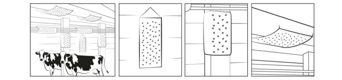 Lep na mouchy v rolce – 0,25 × 7,6 m