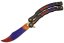 Tréninkový nůž motýlek BSH Adventure N-451G – balisong