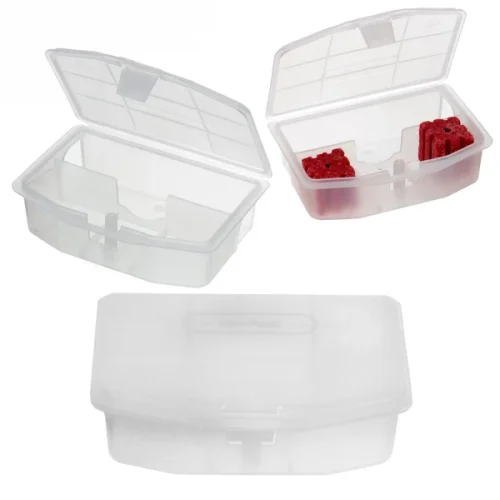 Deratizační stanice, průhledné krmítko pro myši No Pest®, 12,5 cm