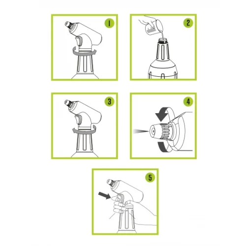 Elektrický postřikovač na baterie – 1 l