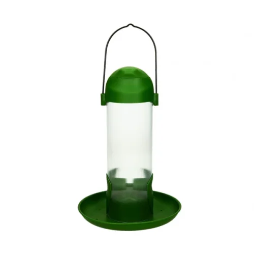 Závěsné krmítko pro ptáky 500ml. Tuba s ptačím krmivem.
