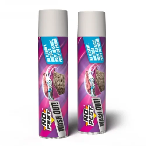 Prací prostředek na roztoče, vajíčka štěnic, vši, blechy, klíšťata Wash Out! 4x20ml