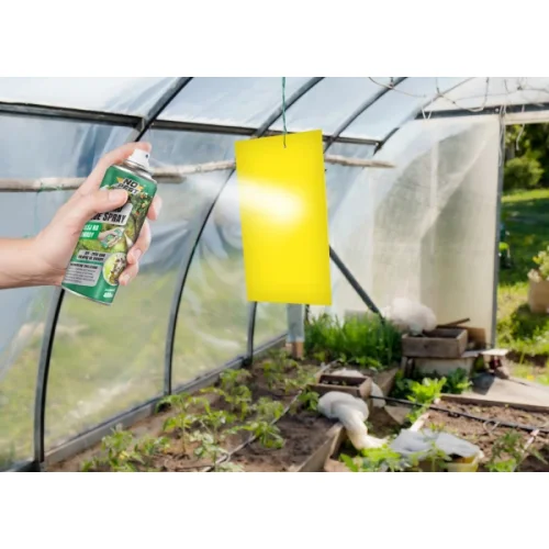 Entomologické lepidlo na hmyz na stromy, skleníky, stáje Bug Bond Glue Spray