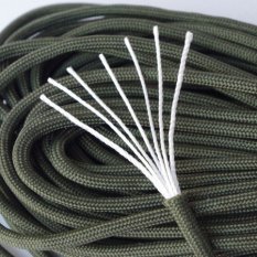Paracord Premium BSH Adventure BR-006A zelený 30 m – 250 kg