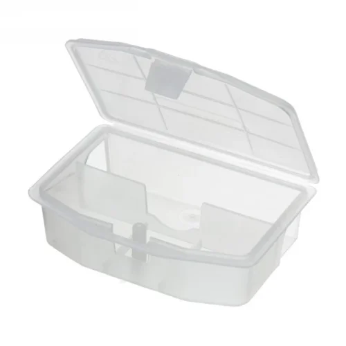 Deratizační stanice pro myši – průhledná 12,5 cm