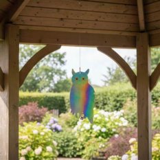Holografická sova Scary Owl – plašič ptáků se zvonečkem