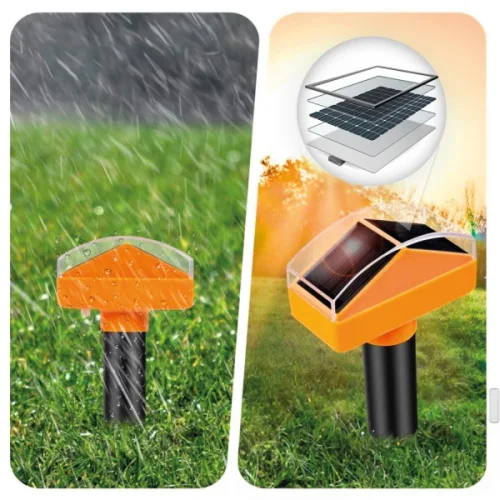 Solární odpuzovač krtků a hrabošů Thor Hammer – 2 ks