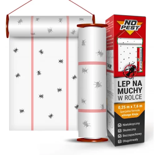 Lep na mouchy v rolce – 0,25 × 7,6 m
