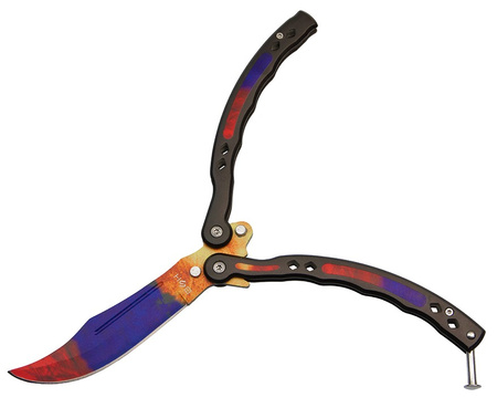 Tréninkový nůž motýlek BSH Adventure N-451G – balisong