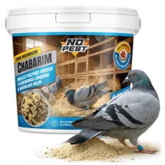 Chabarim – Přípravek proti čmelíkům kuřím, potemníkům a péřovkám v holubnících. 1kg