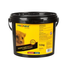 Vigonez MARS 50 – Extra silná pasta na hubení hlodavců 10 kg | Profesionální deratizační nástraha