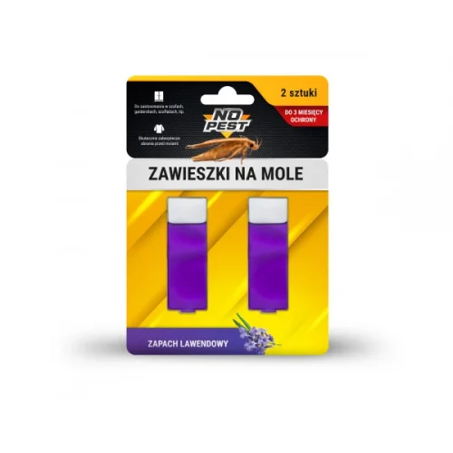 Odpuzovač molů do šatníku – levandulový přívěsek 2 ks